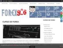 Tablet Screenshot of forexsos.com